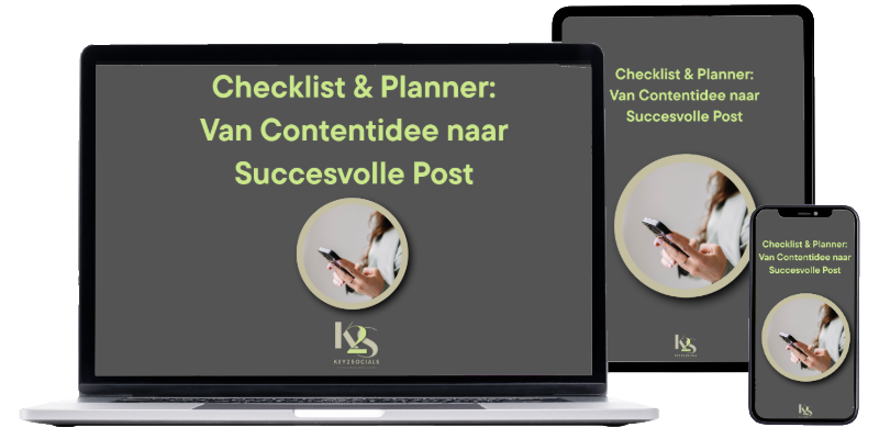 Mockup weggever gratis checklist en planner